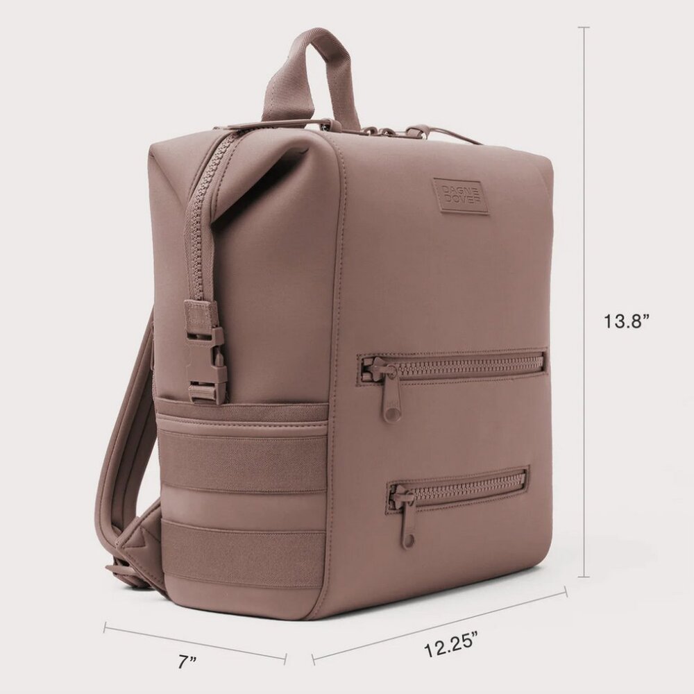 LARGE Dagne Dover Indi neoprene Diaper Backpack. Color; DUNE